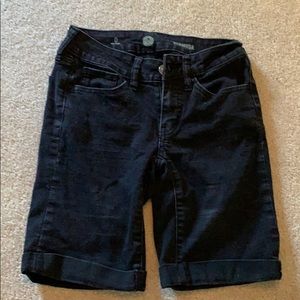 black bermuda shorts